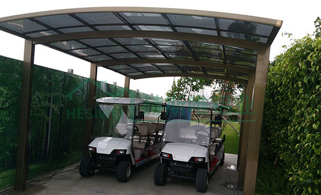 廣東東莞單位小區車棚