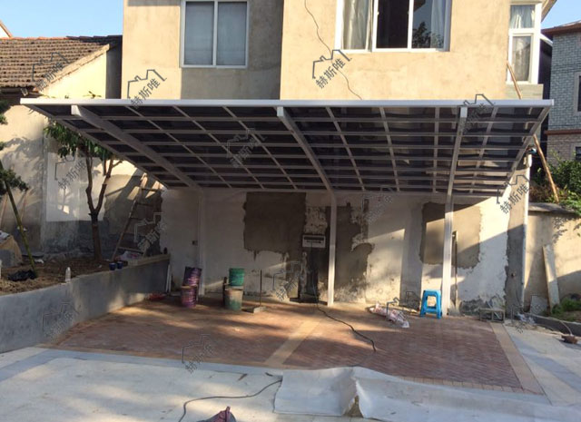 陽臺窗戶遮陽棚案例2  張先生