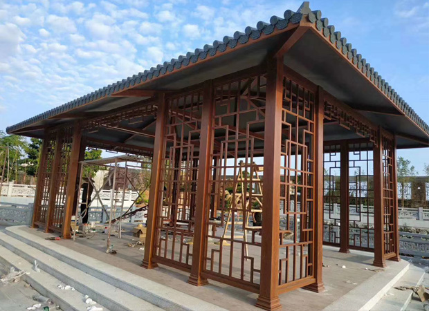 戶外新中式涼亭