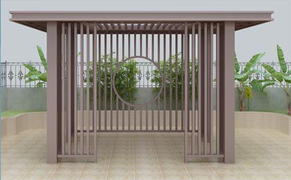 新中式涼亭廊架