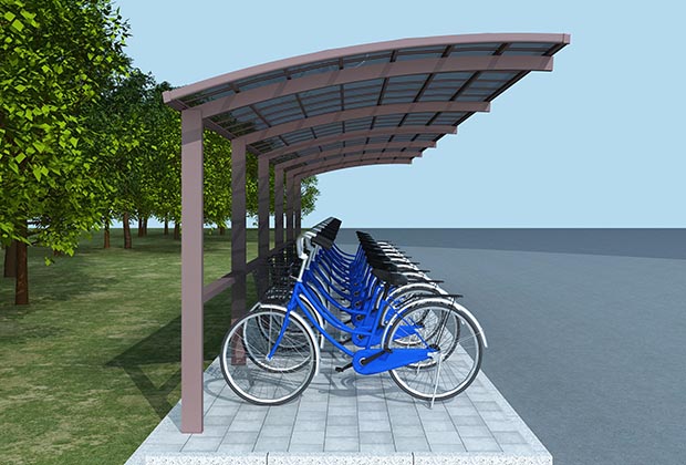 小區自行車停車棚