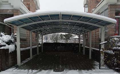 鋁合金合抱車棚