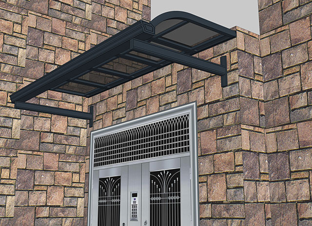 雨棚鋁合金遮陽