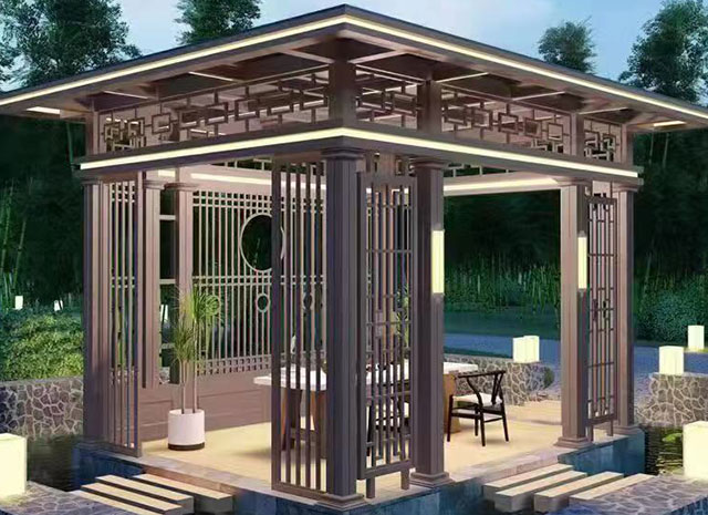 鋁合金中式涼亭