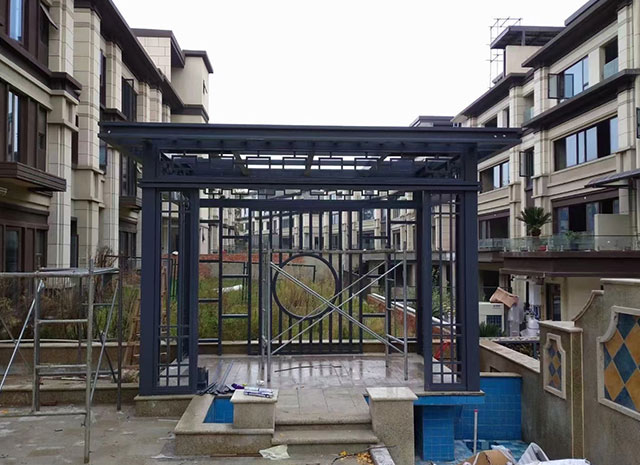 鋁合金中式涼亭